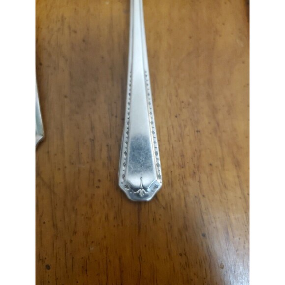 Oneida Community Tudor Silverplate Teaspoon Flatware 1923 Set OF 6 VTG - Picture 4 of 4